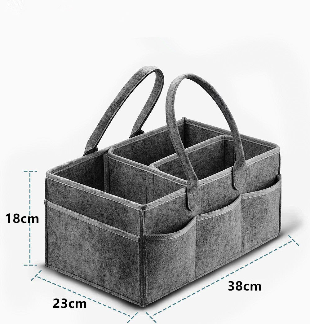 Anysort Mommy Diaper Bag Light Grey Organizer Stackers