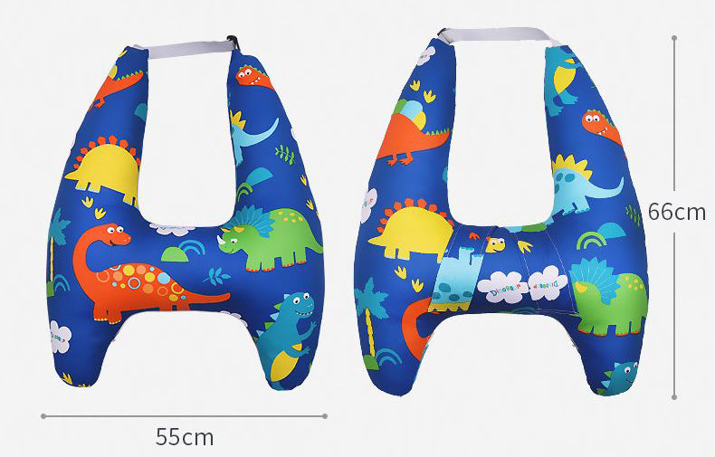 Anypillow Car Travel Pillow UShape Giraffe Pattern Kids Cushion Seat