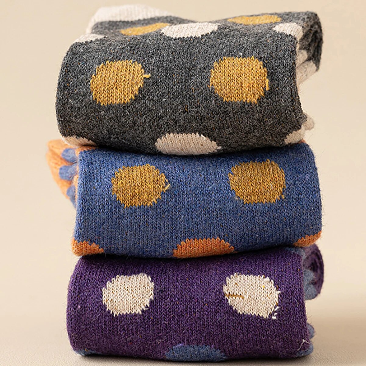 Anysox 5 Pairs Size 35-40 Mixed Color Cat Meow Cartoon Fashion Socks High Quality Woollen Stockings Foot Wear