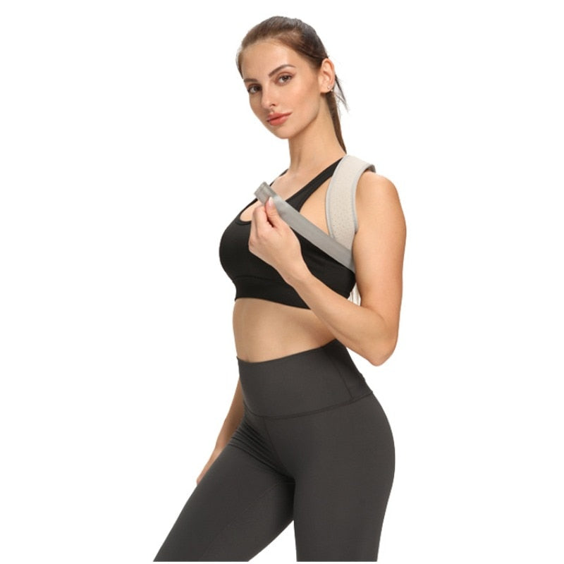 Anyfit Black Corrector Belt Medium Back Posture Adjustable