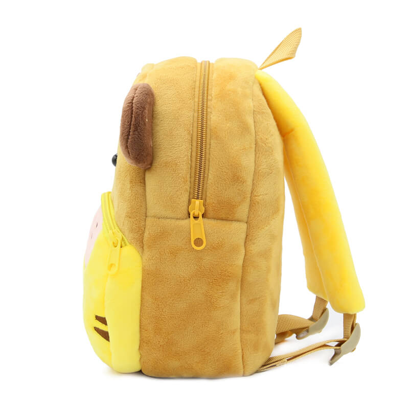 Anykidz 3D Brown Tiger Kids School Backpack