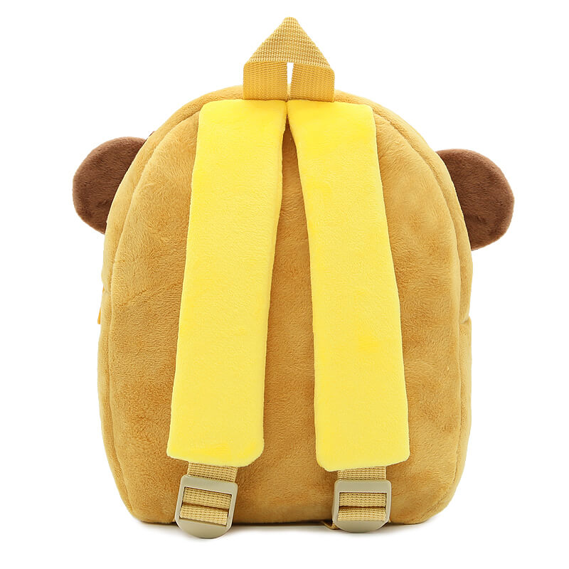 Anykidz 3D Brown Tiger Kids School Backpack