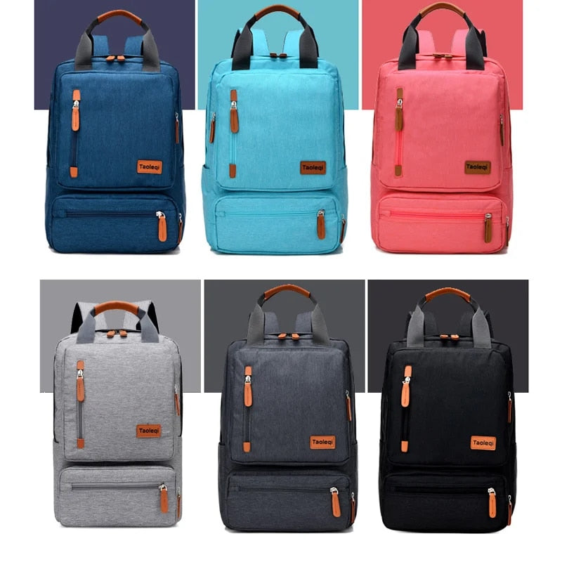 Anypack Backpack Light Grey Computer Backpack Light 15 inch Laptop Bag
