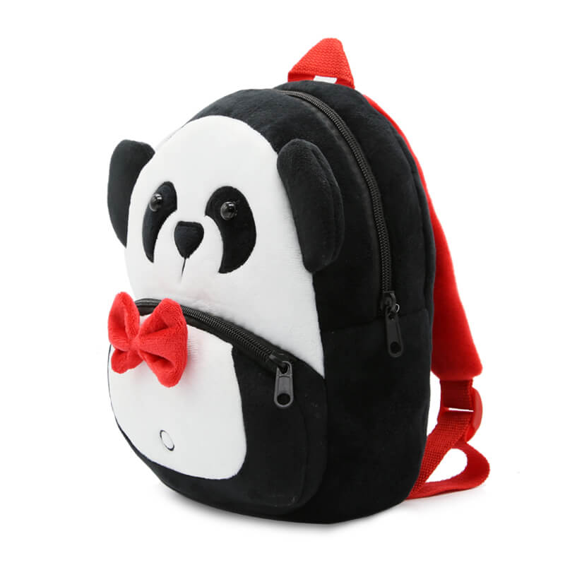 Anykidz 3D Black Panda Kids School Backpack