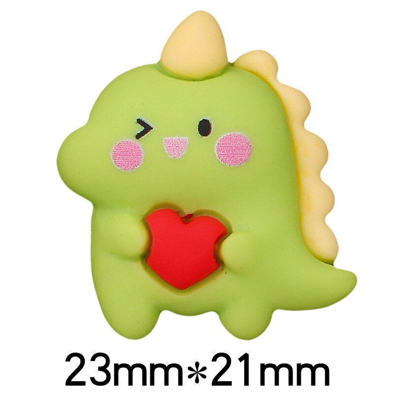 Anykidz 7pcs Standing Little Animal Accessories Jeans Clogs Pendant Pin Designer Ornament Jibbitz for Crocs