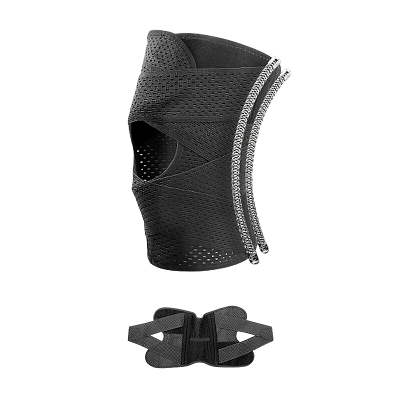 Anyfit 1PC Sports Kneepad 33-41cm Black Universal Elastic Fitness Gear
