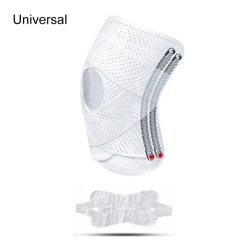 Anyfit 1PC Sports Kneepad 33-41cm White Universal Elastic Fitness Gear
