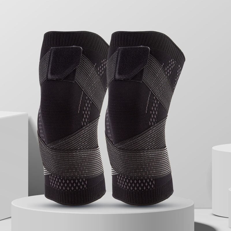 Anyfit 1PC Sports Kneepad 15cm Green Elastic Fitness Gear