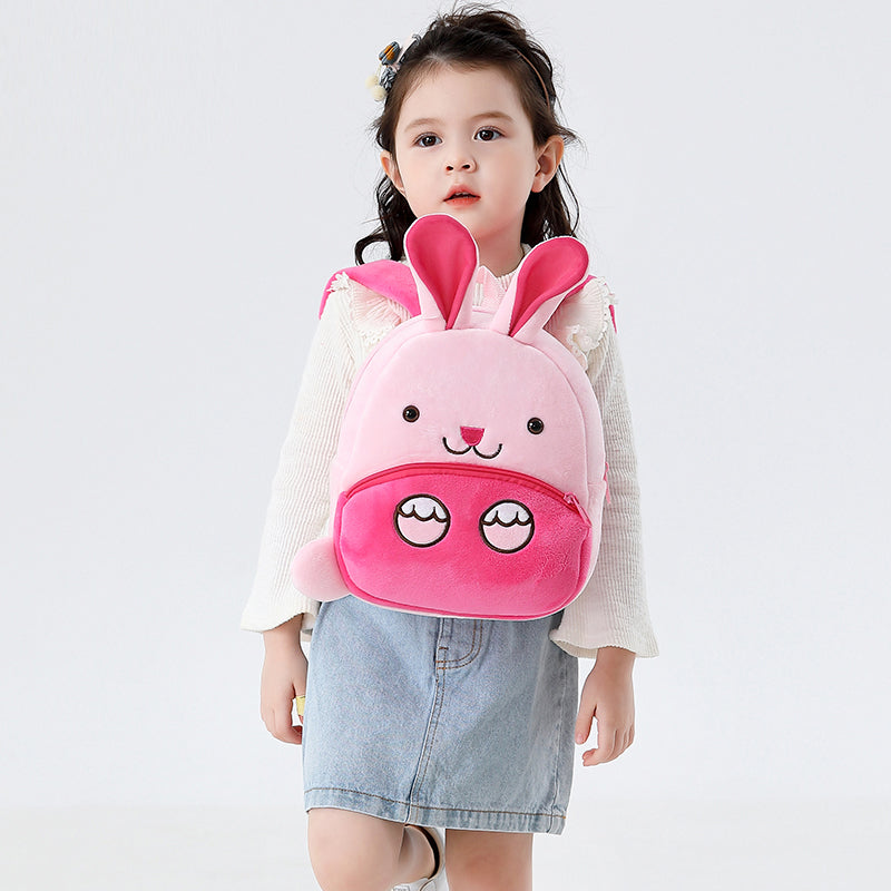 Anykidz 3D Pink Rabbit Kids School Backpack