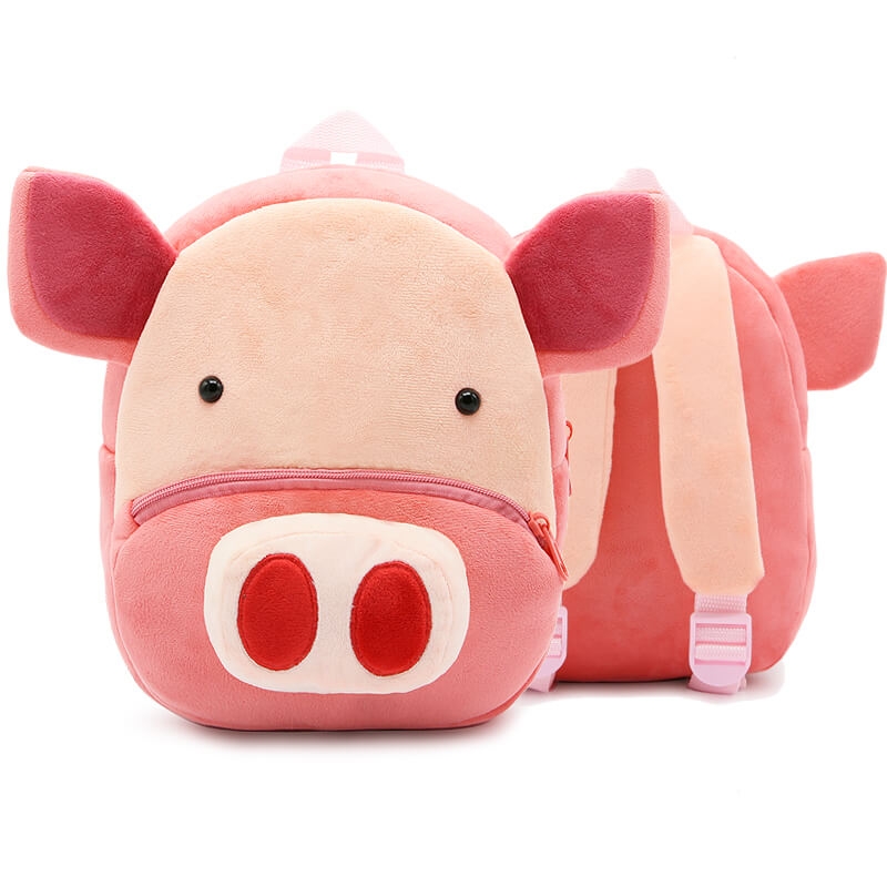 Anykidz 3D Pink Pig Kids School Backpack