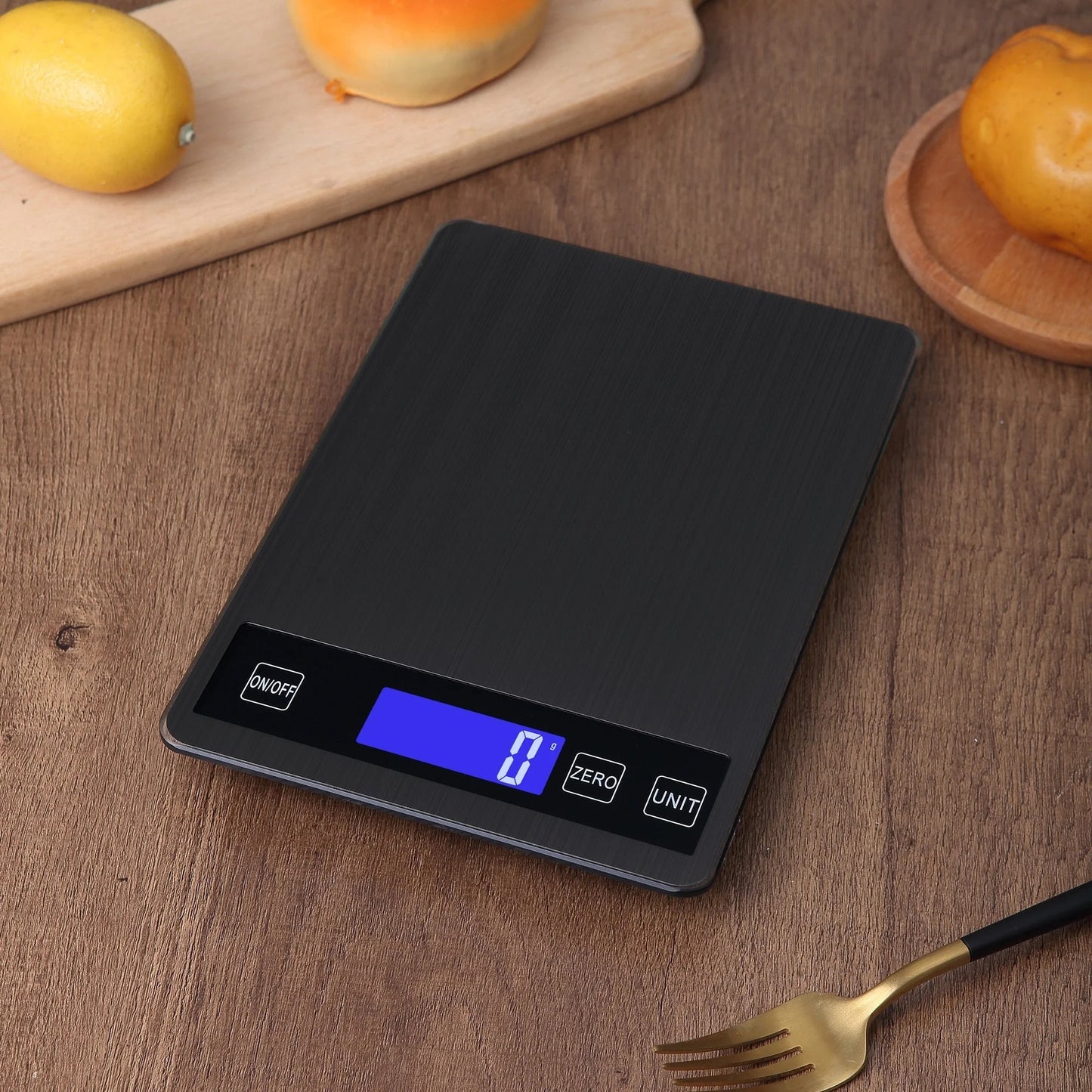 Anygleam Rose Gold Stainless Kitchen Food Scale 5Kg Digital Display