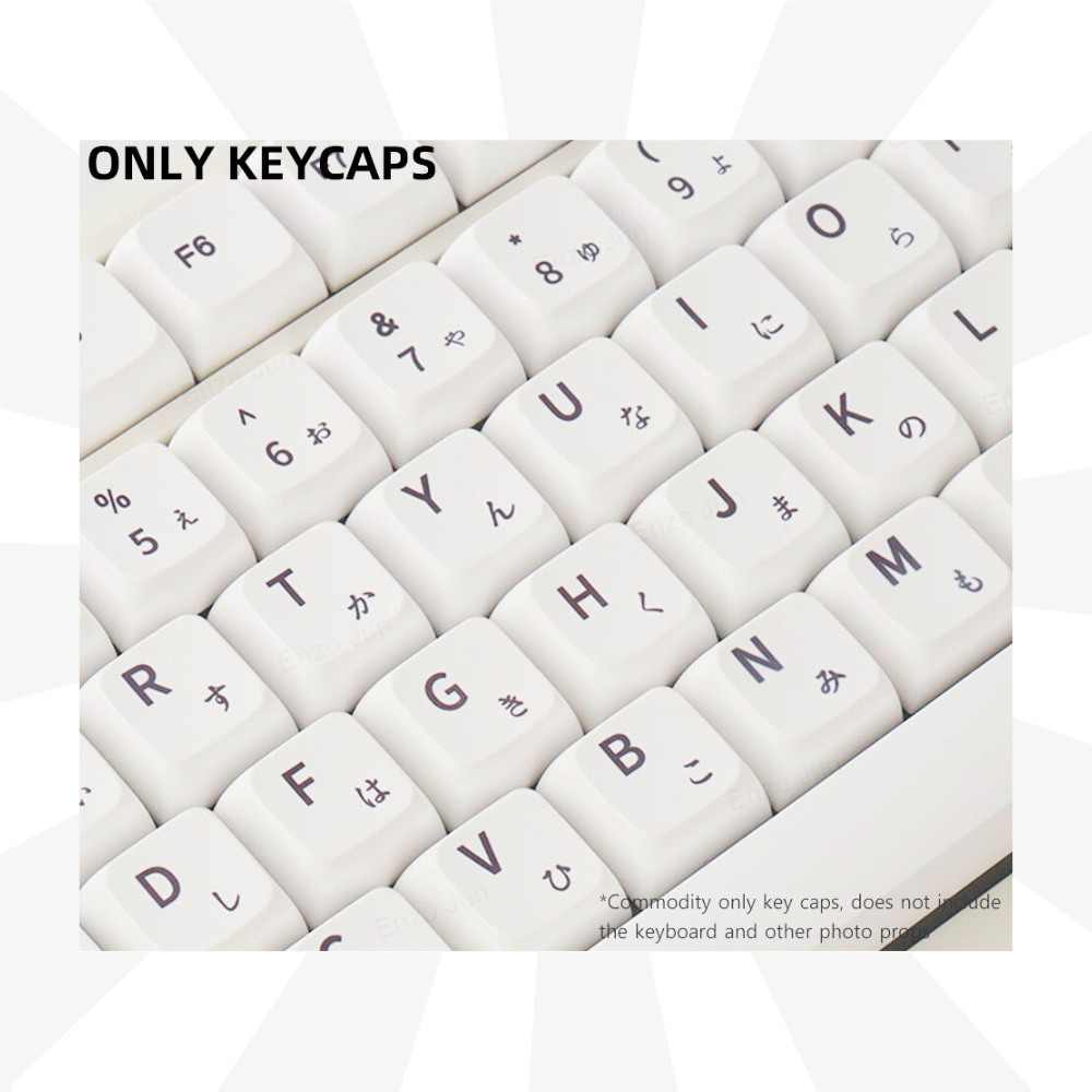 Anymob Keycap Keyboard Grey 127 Japanese keys Switch Fit Bag