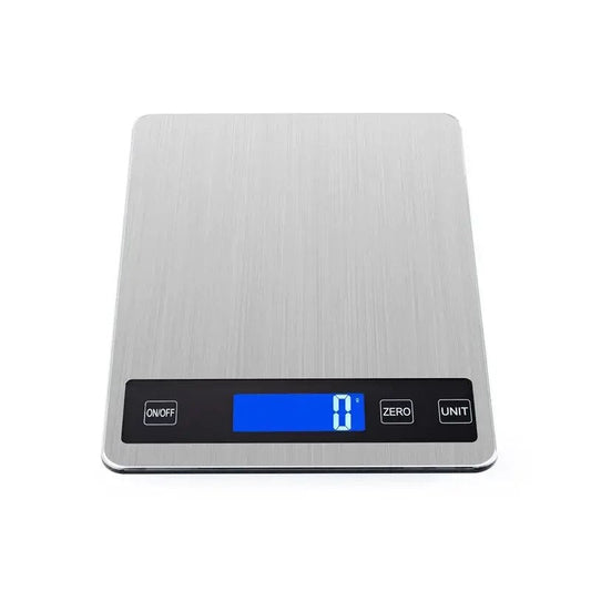 Anygleam Silver Stainless Kitchen Food Scale 5Kg Digital Display