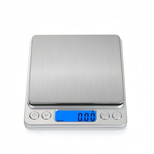 Anygleam Silver Electronic Food Weighing Scale 1Kg Digital Display