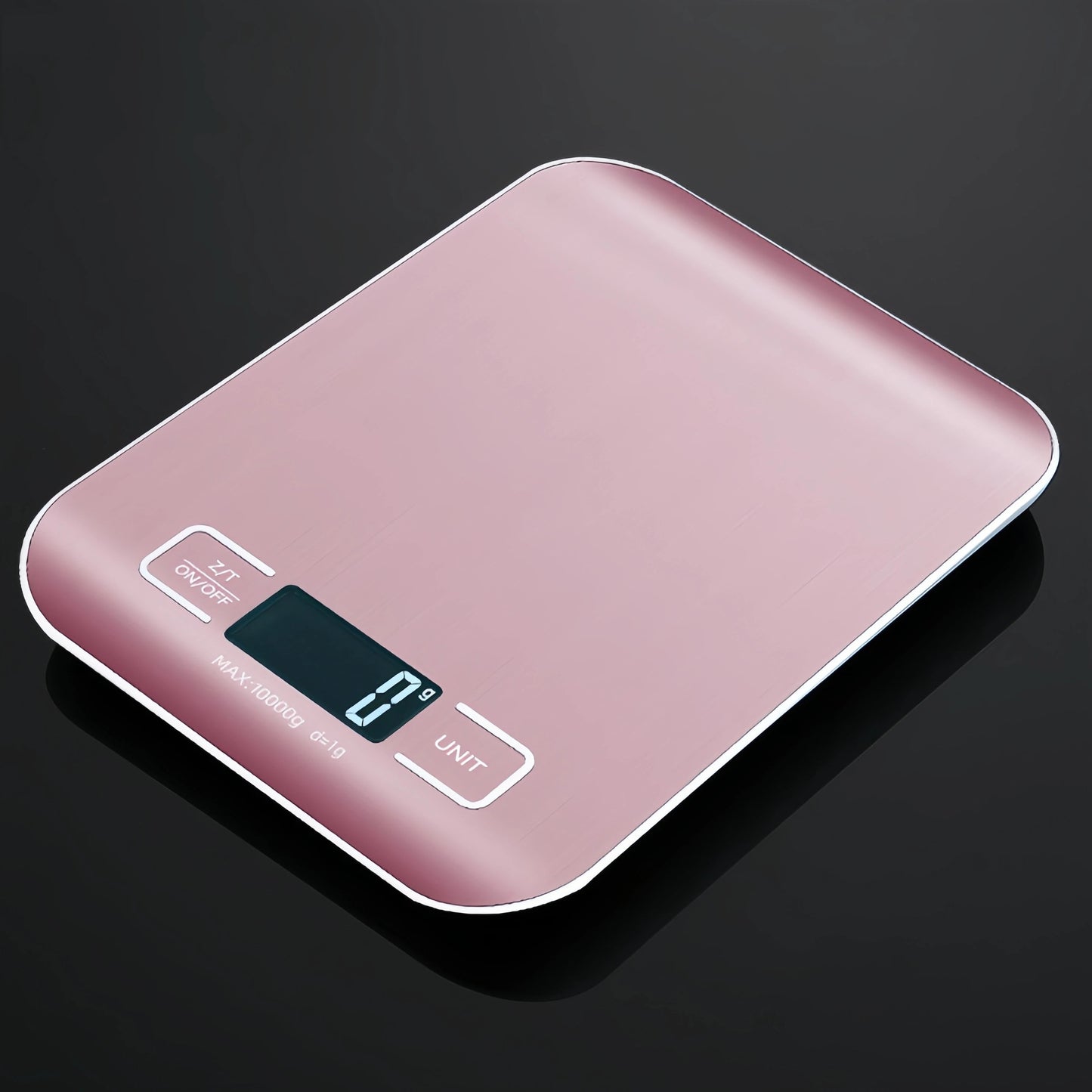 Anygleam Rose Gold Stainless Home Kitchen Scale 5Kg Digital Display