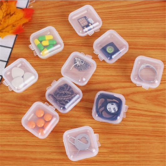 Anyhouz Jewelry Storage Containers Box 30pcs Transparent Organizer