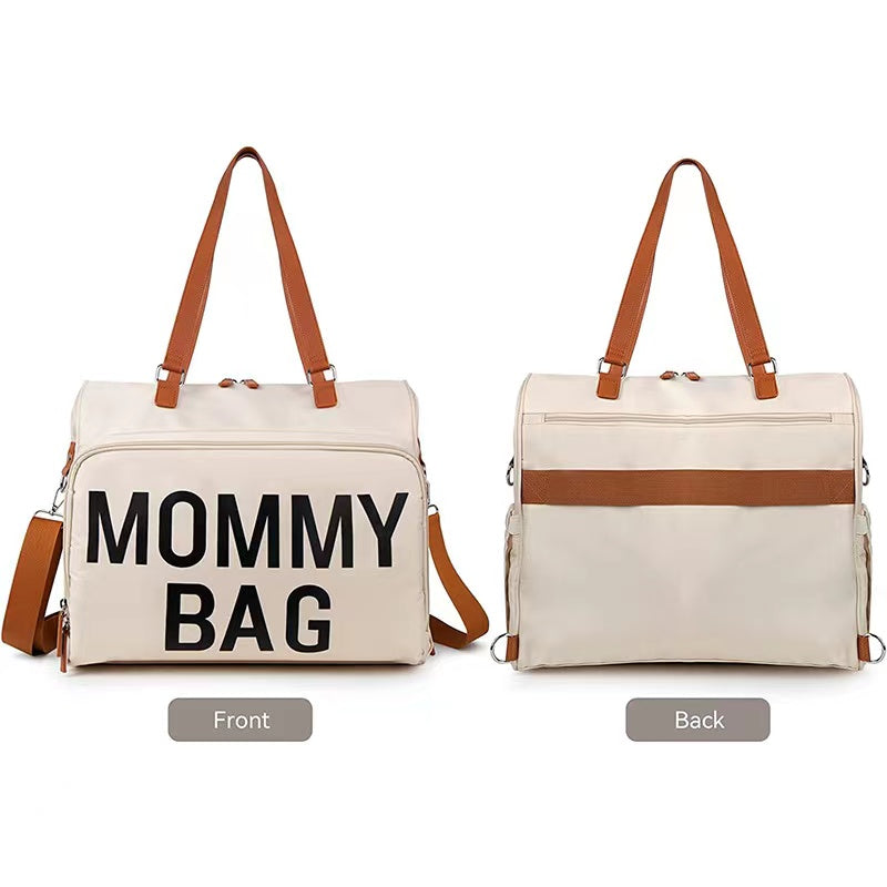 Anymom Mommy Diaper Bags Khaki 3 pcs Set Nappy Backpack