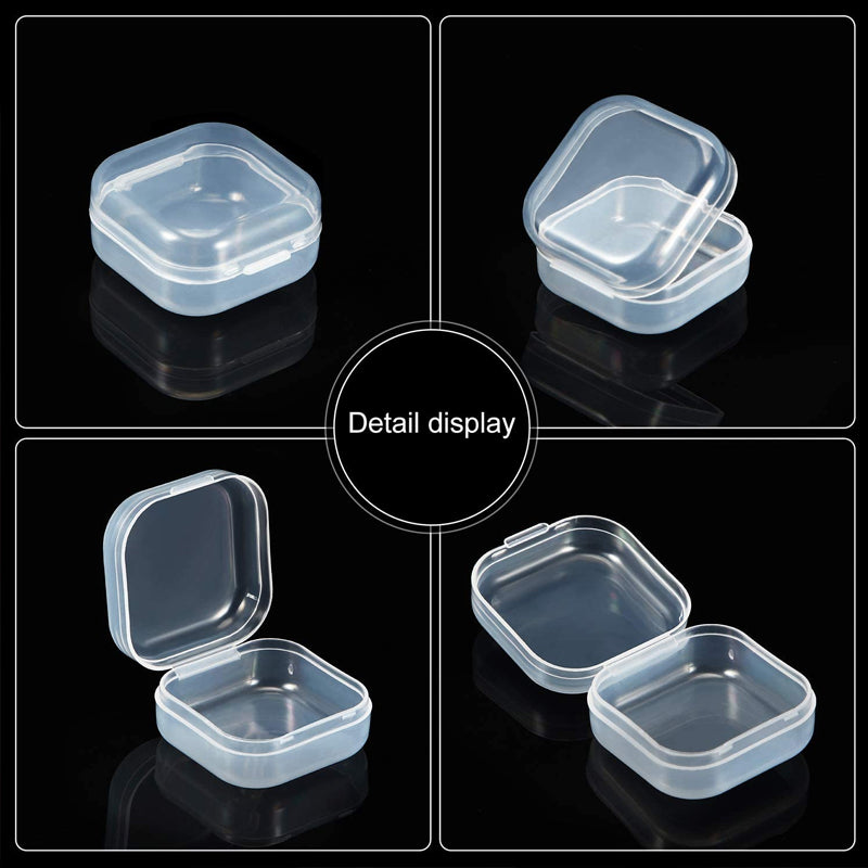 Anyhouz Jewelry Storage Containers Box 30pcs Transparent Organizer
