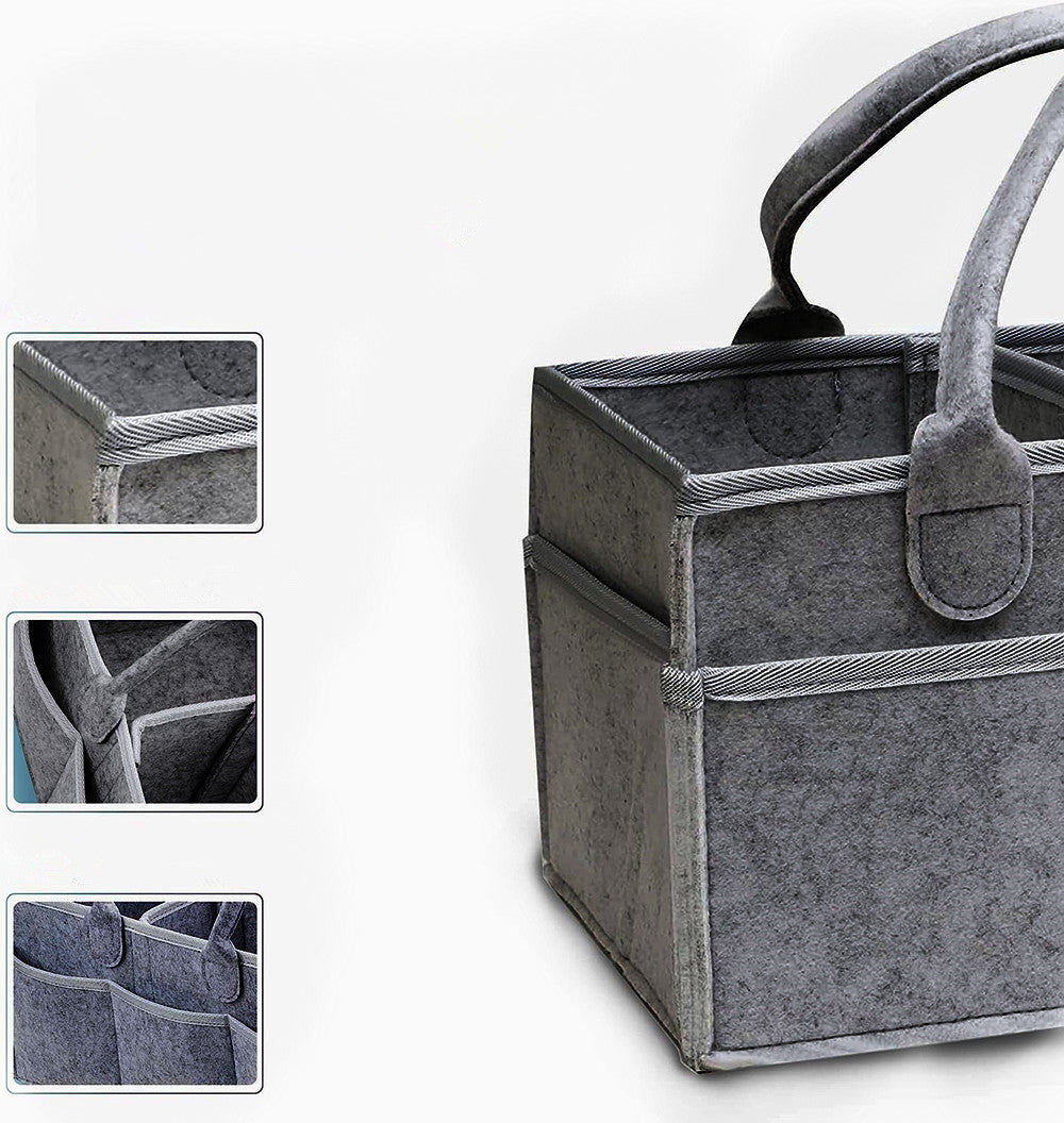 Anysort Mommy Diaper Bag Dark Grey Organizer Stackers