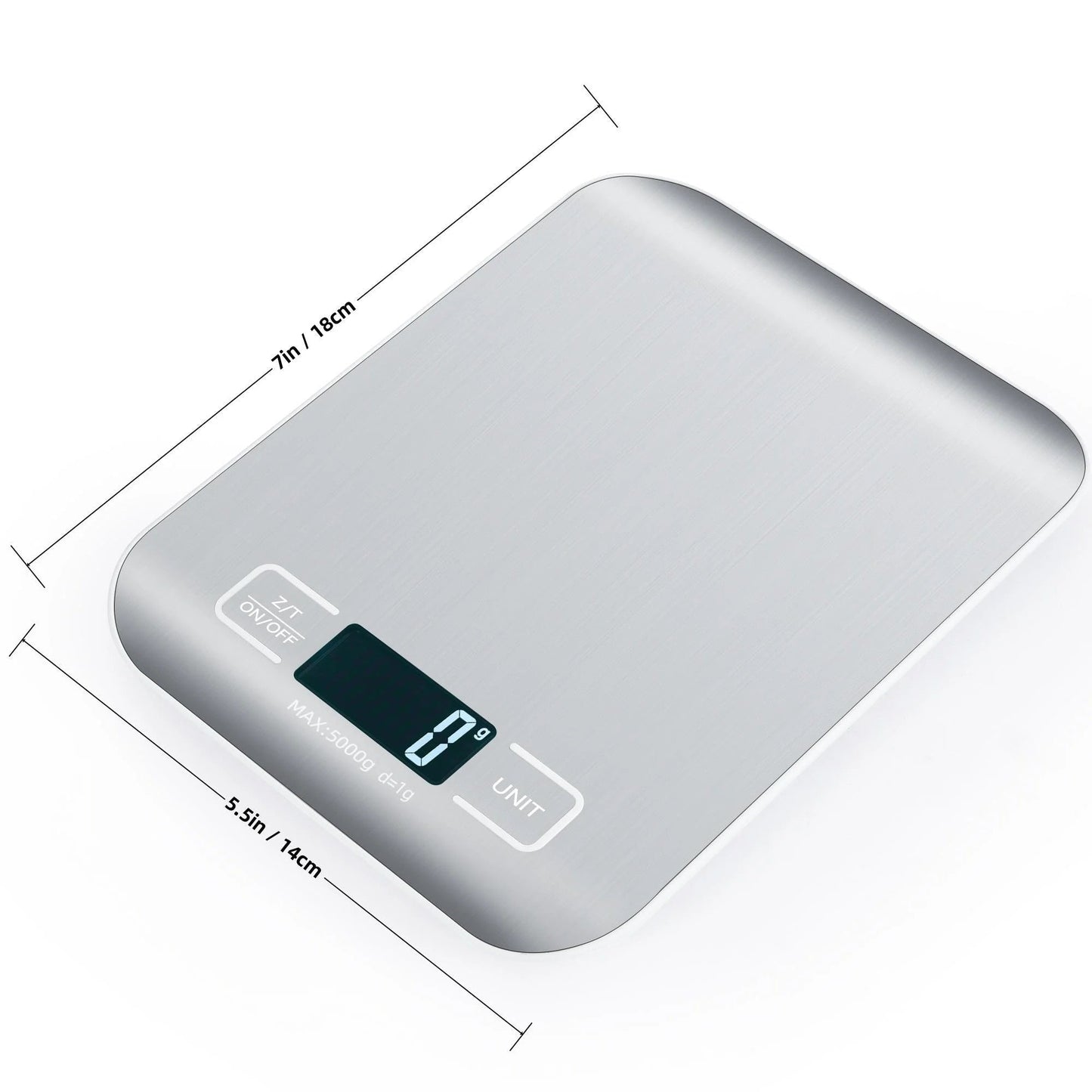 Anygleam Rose Gold Stainless Home Kitchen Scale 5Kg Digital Display