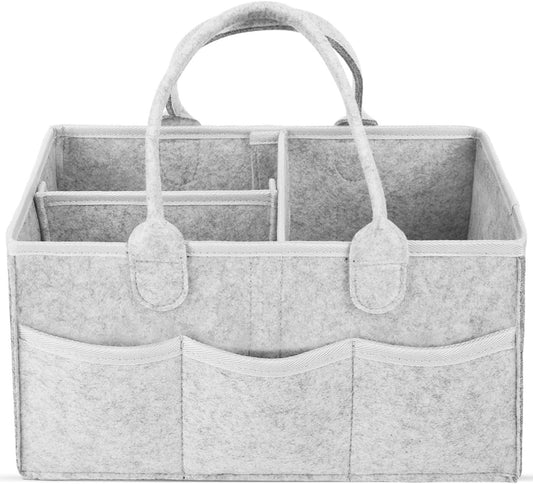 Anysort Mommy Diaper Bag Light Grey Organizer Stackers