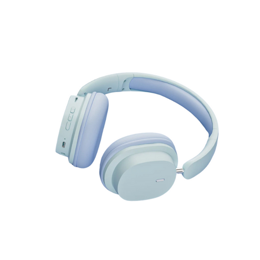 Anymob Headphone Blue Bluetooth SY T2 Noise Reduction Headset