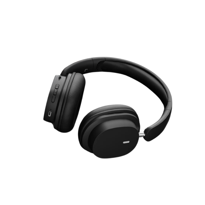 Anymob Headphone Black Bluetooth SY T2 Noise Reduction Headset