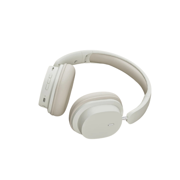 Anymob Headphone White Bluetooth SY T2 Noise Reduction Wireless Headset