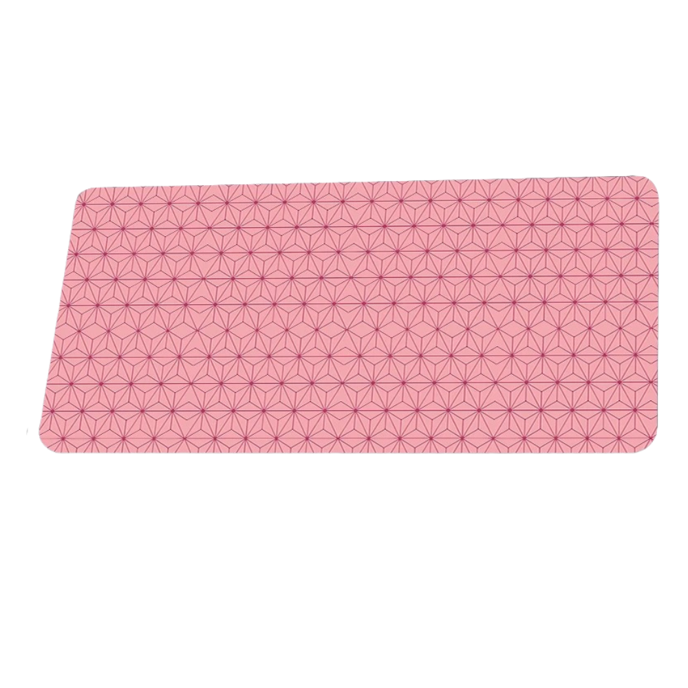 Anymob Mouse Pad Red Pink 1000X500X4MM Laptop Desk Pad