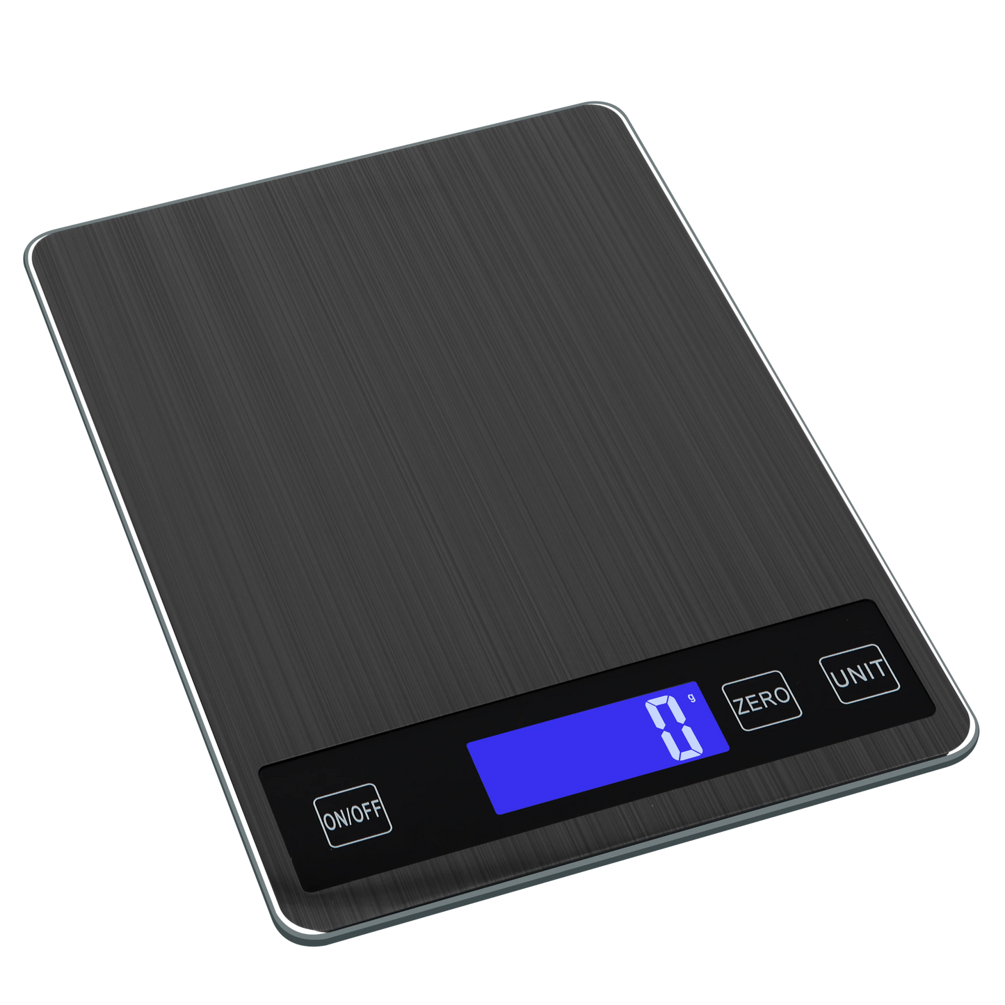 Anygleam Silver Stainless Kitchen Food Scale 5Kg Digital Display