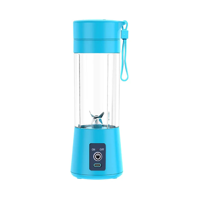 Anymob Mini Juicer Blue 380ml USB Portable Blender Bottle Squeezer Extractor Machine