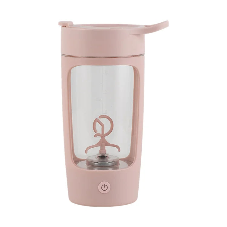 Anymob Mini Juicer Pink 650ml Rechargeable Tumbler Blender