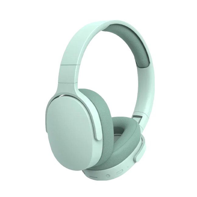 Anymob Headphone Green Bluetooth P2961 9D Stereo Music Headset