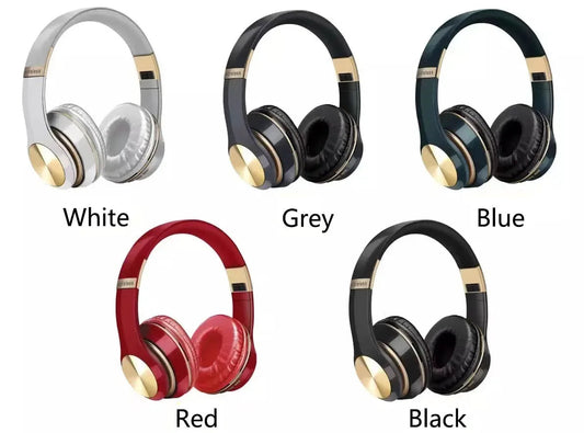 Anymob Headphone Red T5 Bluetooth Wireless Noise Canceling Headsets