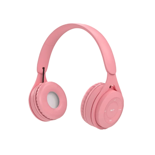 Anymob Headphone Pink Y08 Bluetooth Wireless Headset