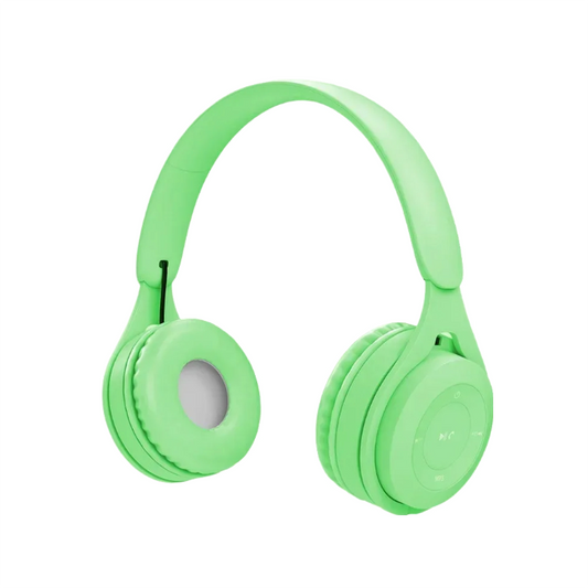 Anymob Headphone Green Y08 Bluetooth Wireless Headset