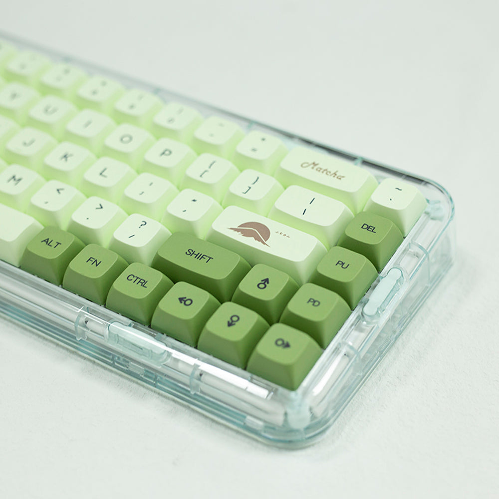 Anymob Keycap Keyboard Olive Green 124 Japanese Dye Switch Box