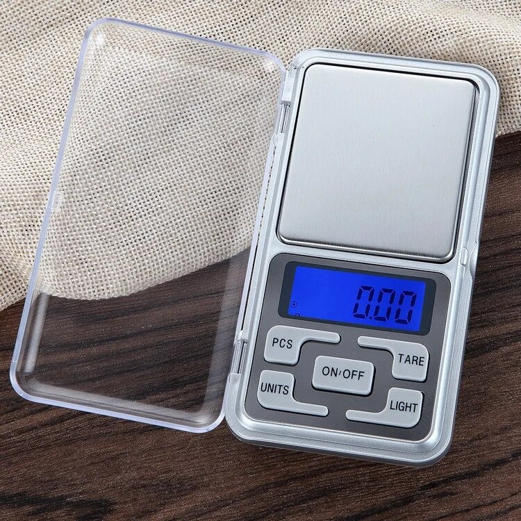 Anygleam Silver Mini Electronic Jewelry Scale 100G Digital Display