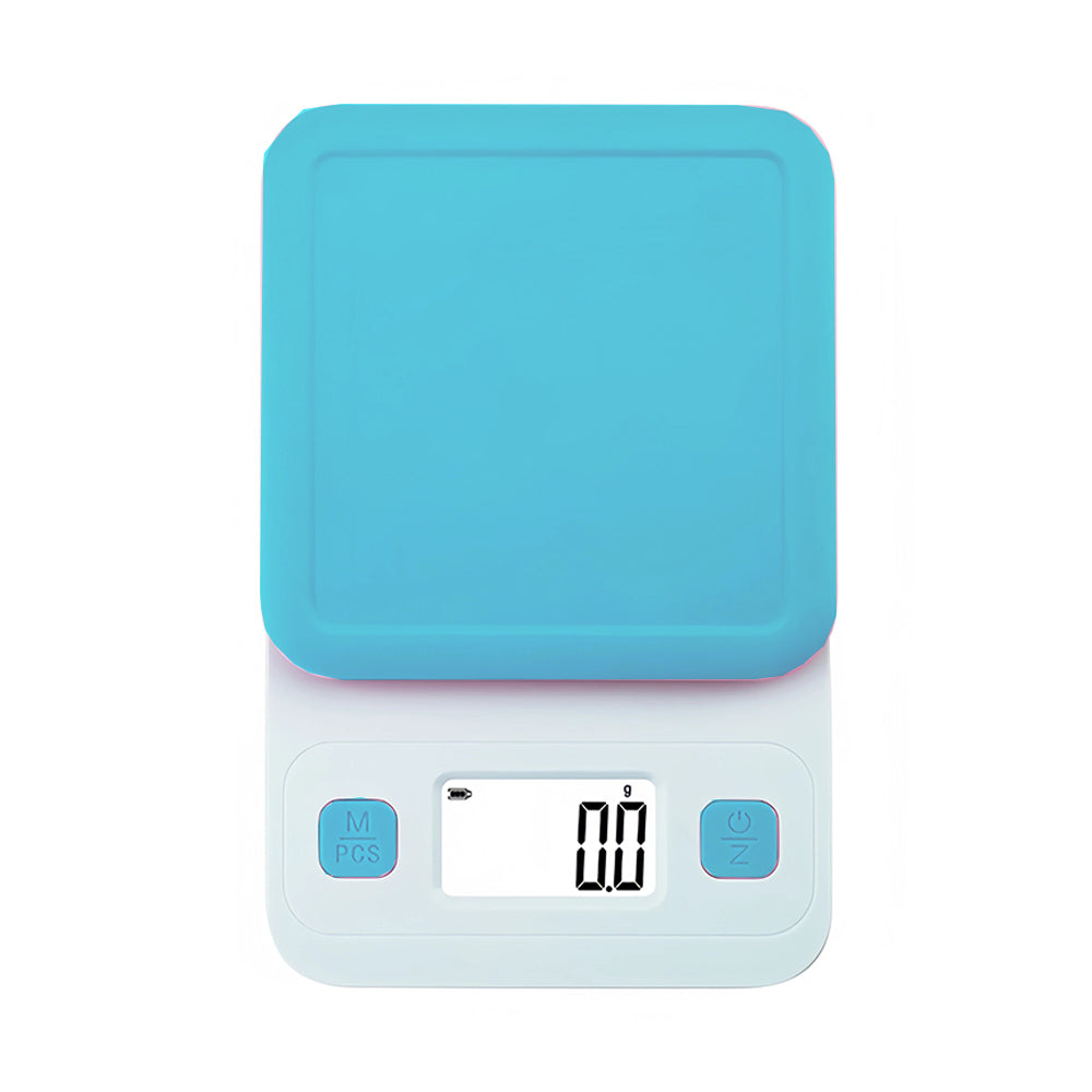 Anygleam Blue Cute Style Kitchen Scale 3Kg Electronic Digital Display