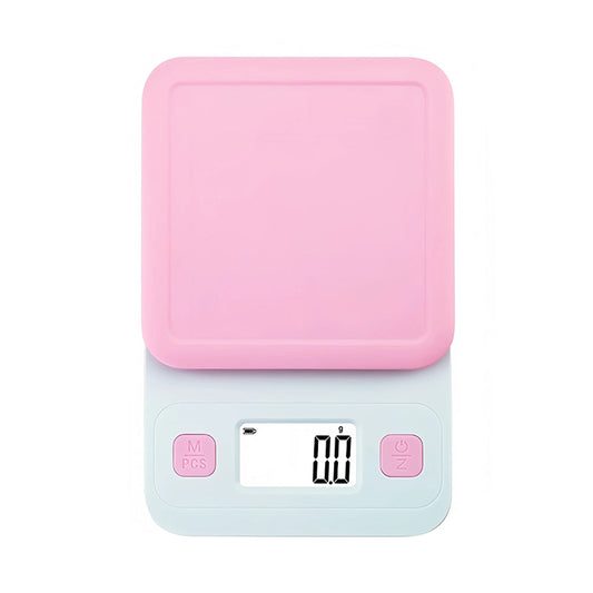 Anygleam Pink Cute Style Kitchen Scale 3Kg Electronic Digital Display