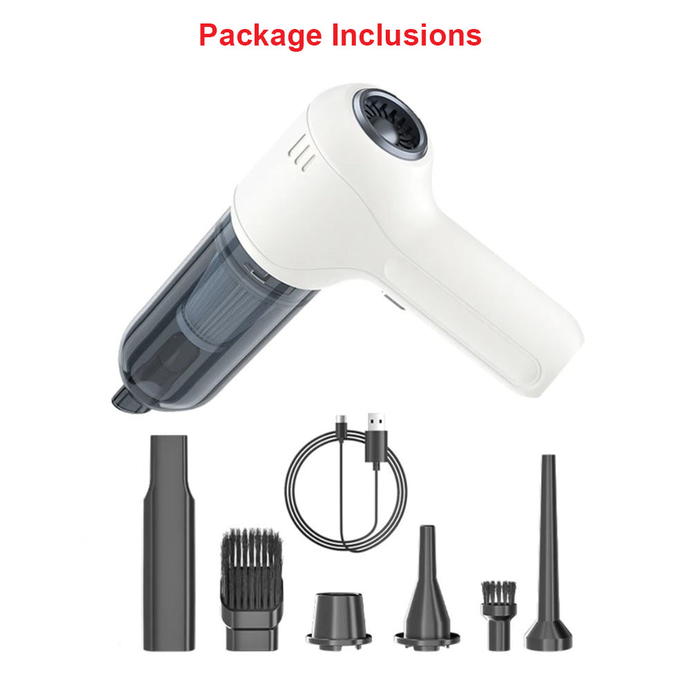 Anymob Vacuum Cleaner White Mini Handheld Portable Blower