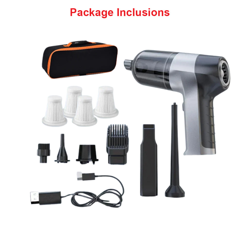 Anymob Vacuum Cleaner Black Pro 4 Filters 4in1 Mini Handheld