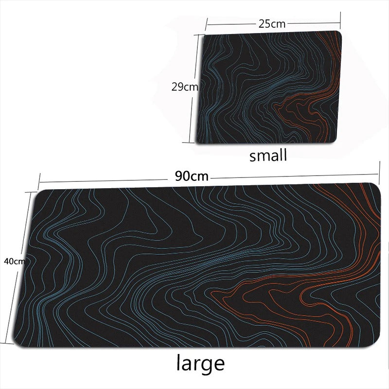 Anymob Mouse Pad Metal Black 1000X500X3MM Laptop Desk Pad