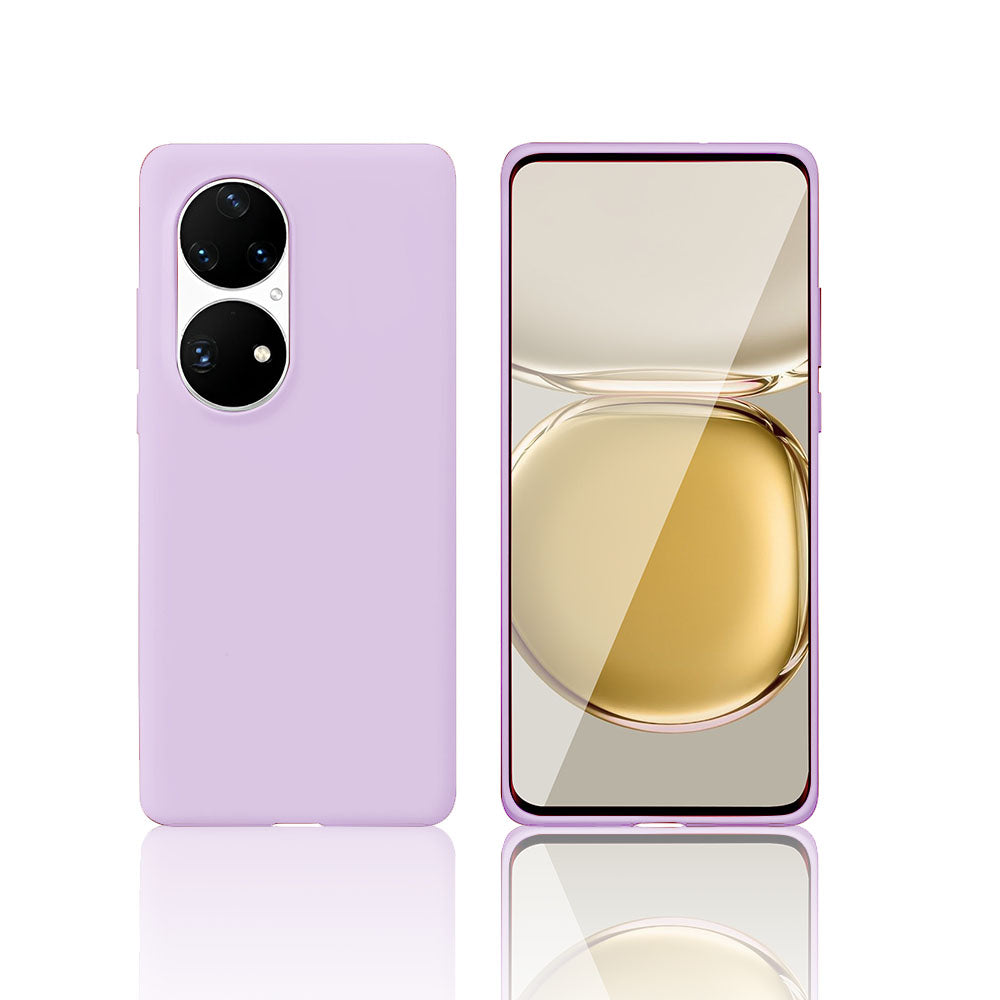 Anymob Huawei Phone Case Lavender Full Lens Protection Silicone Cover