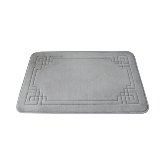 Anyhouz Light Grey Neo Mat Non-slip Washable Door Floor Mats 40cmx60cm