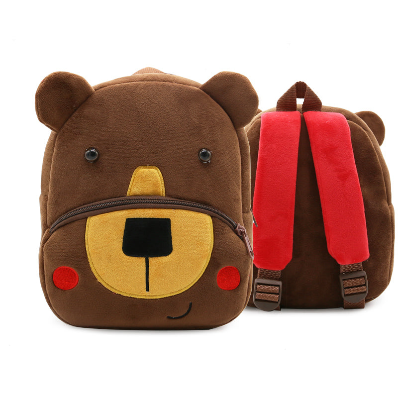 Anykidz 3D Coffee Bear Kids School Backpack