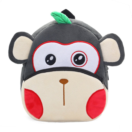 Anykidz 3D Grey Monkey Kids School Backpack