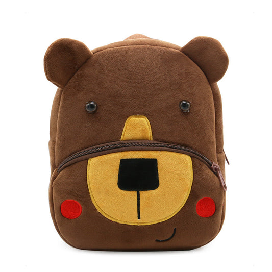 Anykidz 3D Coffee Bear Kids School Backpack