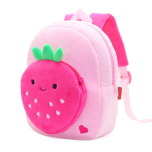 Anykidz 3D Pink Strawberry Kids School Backpack