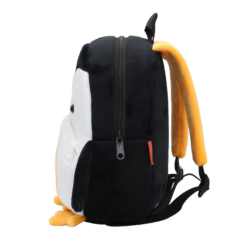 Anykidz 3D Black Penguin Kids School Backpack